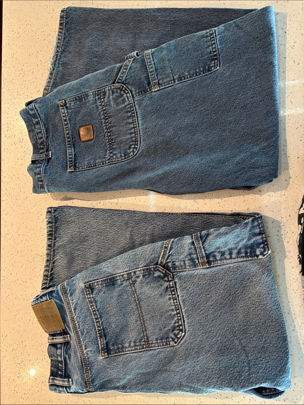 Lot of 2 Men’s Work Jeans – CE Schmidt & Carhartt | Size 38x30